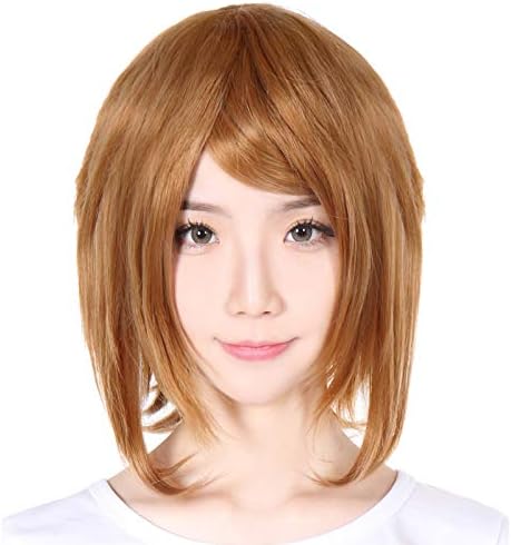 Amazon 富士達 フジタツ コスプレウィッグ ウルフ ウィッグ 茶 ブラウン 茶髪 耐熱 フリーサイズ コスプレ フルウィッグ ミルクティーブラウン15 Hmd2240 15 コスプレ 仮装 通販