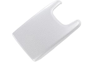 Carbon Fiber Armrest Cover Decor Panel for Civic Fl5 2022 Through 2025 Models - Abs Substance Interior Trim Accessory (WHITE)