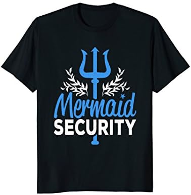 Mermaid Security Swimming Lessons Shirt - Dad Mom T-Shirt