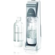 SodaStream Wassersprudler Cool (mit 1 x CO2-Zylinder 60L und 2 x 1L PET-Flaschen), grau