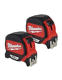 Milwaukee 48 22 7125G 2   cinta métrica magnética premium de 25 pies (2 unidades).