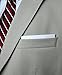 Pocket Squares Miami, Prefolded Cotton Presidential Collection, White, Size 3.0