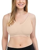 Kindred Bravely Simply Sublime Nursing Bra For Breastfeeding and Maternity (Beige, X-Large-Busty)