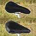 WOTOW Gel Bike Seat Cover, Bicycle Saddle Cushion Cross Straps Design for Women Men Soft Padded Fits Cruiser Spin Stationary Bikes Outdoor Cycling Exercise with Water & Dust Resistant Coverthumb 1