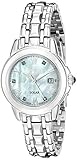 Seiko Women's SUT243 LGS Solar Analog Display Japanese Quartz Silver Watch
