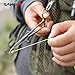 SAMSFX Fishing Fly Fishing Vest Pack Tool Gear Kit (Forceps, Quick Knot Tool and Zinger)