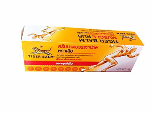 3 Packs of Tiger Balm Muscle Rub Fast Relief, Effective for Pre-exercise Warm-up and Temporary Relief of Aches and Pains. (30 G/ Pack)