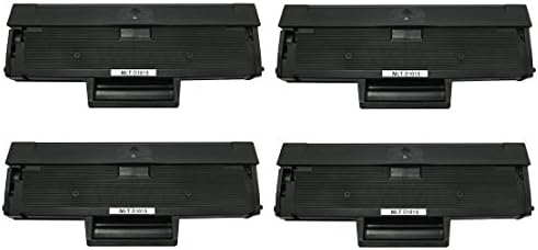 4PK TonersDC Professionally Remanufactured Toner Cartridge Compatible with Samsung MLT-D101S Black Toner For Samsung Printers SCX-3405, SCX-3405FW, SCX-3405W, SF-760