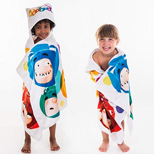 Oddbods Hooded Beach, Bath and Pool Towel Cotton Hooded Towel for