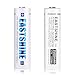 18650 Li-ion Battery, EASTSHINE E35 3500mAh 10A Button Top 12.9Wh 3.7V Protected Rechargeable Batteries for Flashlight Headlamp High Drain Devices