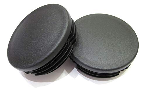 2pcs Pack: 3 Inch Round Black Plastic End Cap (for Hole Size from 2 11/16 to 2 7/8, incl. 2 3/4 inches), Cover for Steel Fence Post, Furniture Finishing Plug - Thumbnail 6