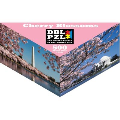 Cherry Blossoms DBL PZL 500pc Double-Sided Jigsaw Puzzle