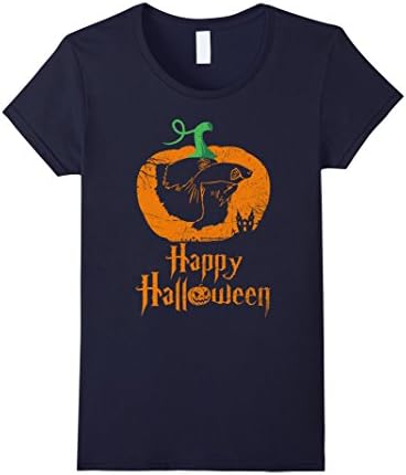 Womens BETTA FISH Happy Halloween T-shirt For BETTA FISH Lovers XL Navy