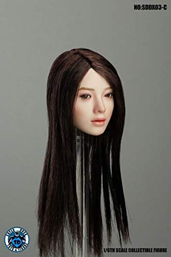 Super Duck 1 6 フィギュア 美人女性 アクションアイ ヘッド 目が動ける 植毛タイプ ヘッド Sddx03 C Tbleague Phicen B07rjlkvht 2 698円
