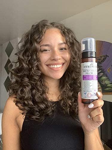 CURLSMITH – BOUNCY STRENGTH VOLUME FOAM, STYLING FOAM FOR CURLY & WAVY HAIR, LIGHT HOLD (7.5 FL OZ)