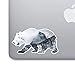 Snowy Half Dome Yosemite Valley Cali Bear Vinyl Sticker for Laptop Journal or Wall