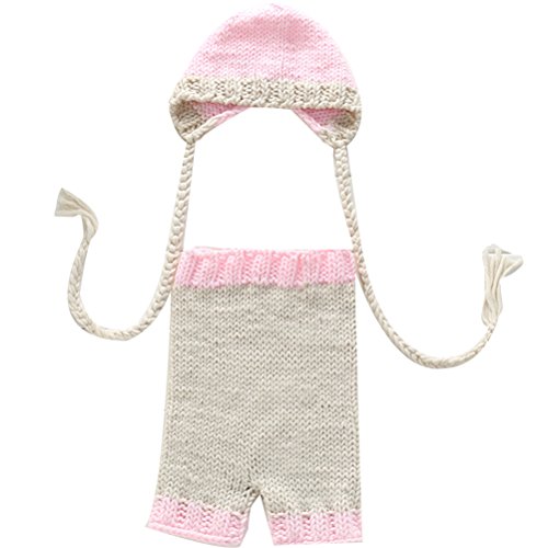 Zhuhaitf Fashion Baby Boy Girl Crochet Knit Costume Photo Prop Outfit 2191
