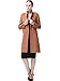 Miya Genuine Double Face Cashmere Coat for Women,Overcoat Women Winter Wool coat Camel Medium
