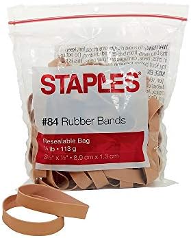 Staples 831636 Economy Rubber Bands Size #84