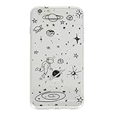 ycmcover iPhone 6 Plus 5.5 inches Case Transparent Anti-Slip TPU Back Cover Soft Bumper Gel Ultra Thin 3D Touch Printing for Iphone 6S Plus 5.5inch (astronaut )