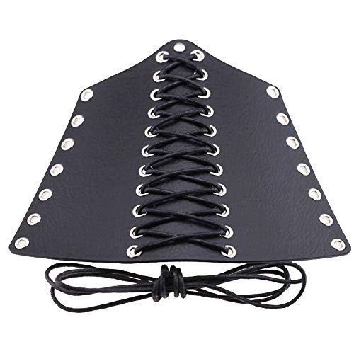 image for Melop 2PCS Leather Retro Archery Arm Guards Protective Bracer Hunting 