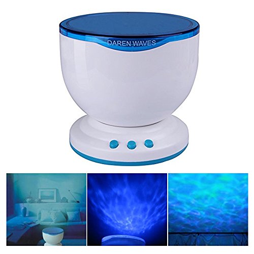 Ocean wave projector light led night light projector wi…