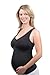 BellyBra Maternity Support Tank - Black - XL