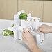 Vegetable Spiralizer, Dularf Fruit Veggie Slicer 7 Stainless Steel Blades With Washing Brush, Best Pasta Spaghetti Maker Kitchen Appliance