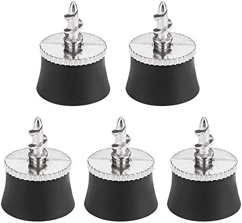 FASTROHY 5 Pcs Golf Ball Pick Up Retriever Sucker Tool Suction Cup for Putter Grip Golf Training Aids, Black FASTROHY 5 Pcs Golf Ball Pick Up Retriever Sucker Tool Suction Cup for Putter Grip Golf Training Aids, Black