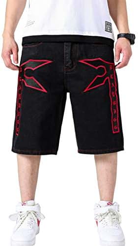 mens plus size denim shorts