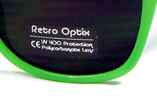 Sunglasses Classic 80's Vintage Style Design (Green)