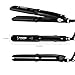 Professional Steam Hair Straightener by BeautyCC - Steam Styler Ceramic Tourmaline Flat Iron Salon Heater Hair Straightening Iron with Anion Care