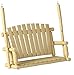 Lakeland Mills 4-Foot Cedar Log Porch Swing, Natural