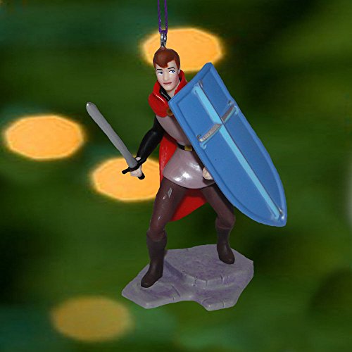 Disney Sleeping Beauty Christmas Ornament Prince Philip 5" Pvc