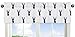 Sweet Jojo Designs Navy and White Woodland Deer Collection Boys Window Valance