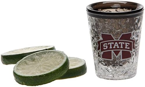 Mississippi State Bulldogs 2oz. Full Color Freezer Collector Glass