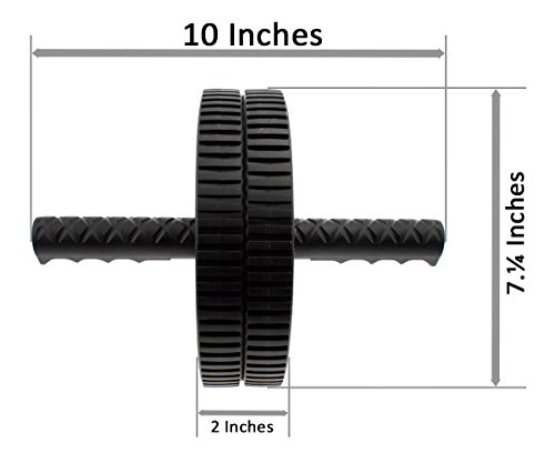 Wacces AB Power Wheel Roller - Exercise Equipment for Your Home Gym (Red.) - Thumbnail 5