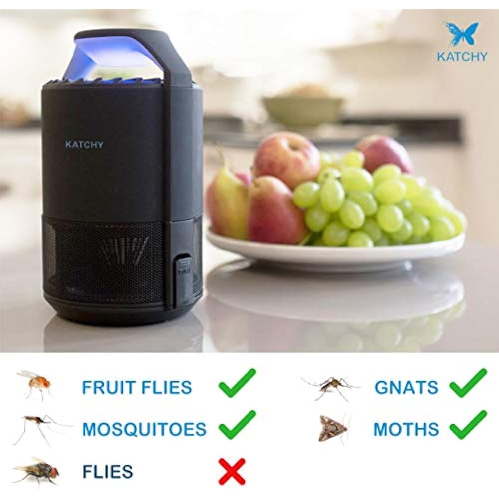 Indoor Insect Trap Bug Fruit Fly Gnat Mosquito Killer UV Light Fan