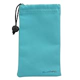 BlueMall Microfiber Sleeve Pouch Cover Case - Baby Blue for Apple iPhone 5 5G 5S 5C