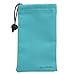 BlueMall blue Microfiber Sleeve Pouch Case for Apple iPhone 5 5S