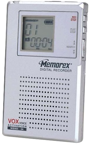 Memorex MB005 Digital Voice Recorders