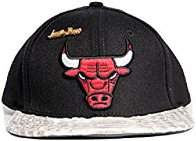 Just Don Mitchell &amp; Ness Official Snakeskin Cap with Bull Logo
