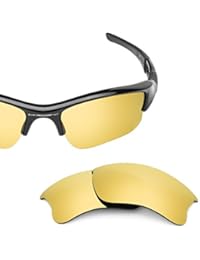 Revant Polarized Replacement Lenses for Oakley Flak Jacket XLJ Elite Flare Gold MirrorShield