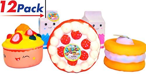 2GoodShop Squishies Large Scented by JA-RU | Squishies Slow Rising Stress Relief Toys | Item #3338 (Pack of 12 Assorted)