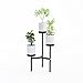 Jamesdar Trio Floor Plant Stand, Black/Whitethumb 1