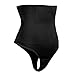 ShaperQueen102 Thong - Womens Waist Trainer Cincher High-Waist Girdle Sexy Body Shaper Slimming Tummy Control Panty Shapewear (Large, Black)