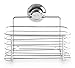 BINO SMARTSUCTION Rust Proof Stainless Steel Shower Caddy, Basket