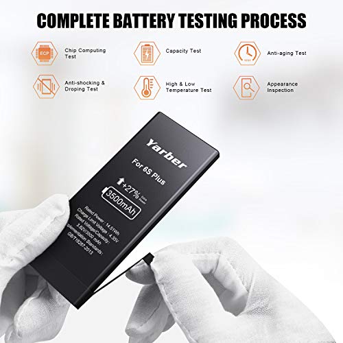 3500mAh] Yarber for iPhone 6S Plus Battery, New Cycle Higher