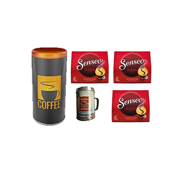 3er Pack Senseo Kaffeepads Classic / Klassisch, Intensiver und Vollmundiger Geschmack, Kaffee für Kaffepadmaschinen…