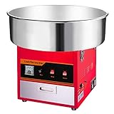 Clevr Large Commercial Cotton Candy Machine Party Candy Floss Maker Red